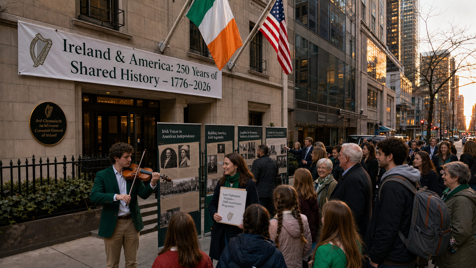 Irish Diplomatic Missions Leverage US 250th Anniversary to Showcase Ireland's Deep American Roots