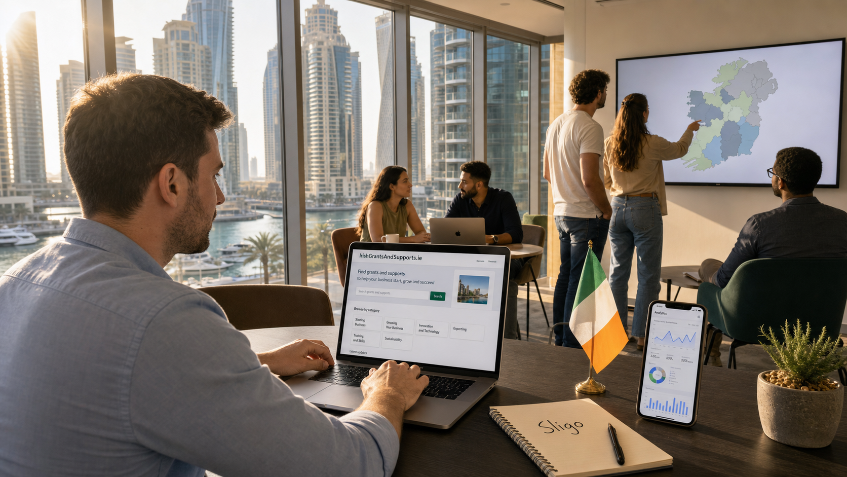 Sligo Native in Dubai Launches Free Website to Help Irish People Navigate Government Grants and Supports