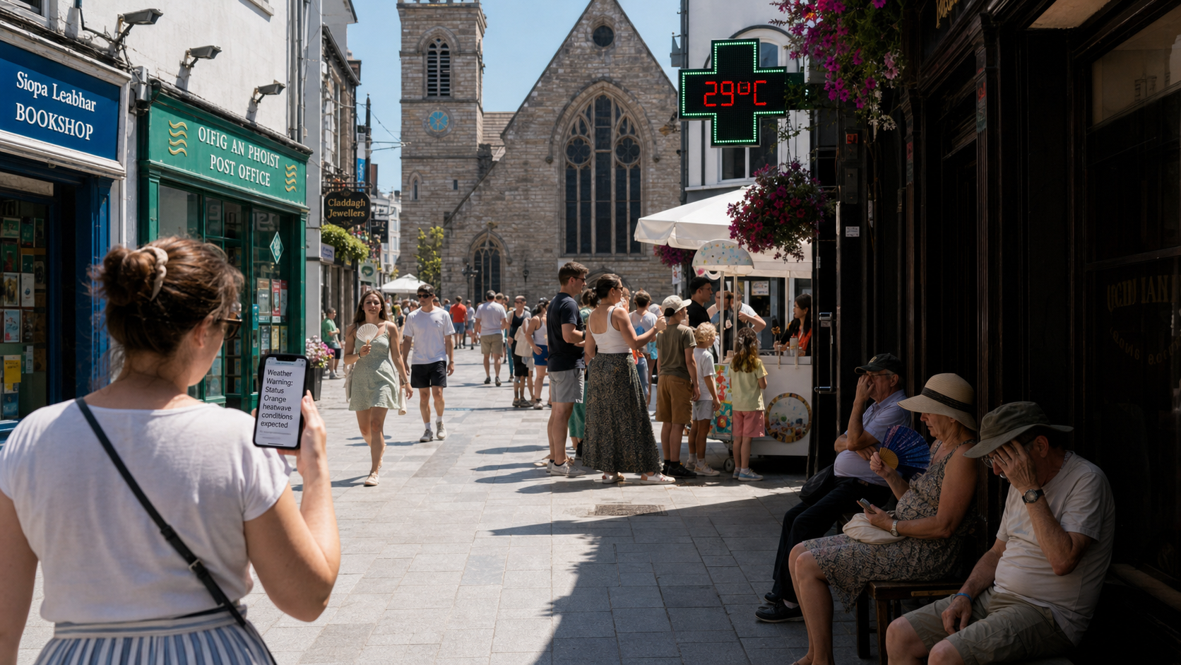 Met Éireann Issues Status Yellow Heat Warnings as Ireland's Prolonged Heatwave Reaches New Peak
