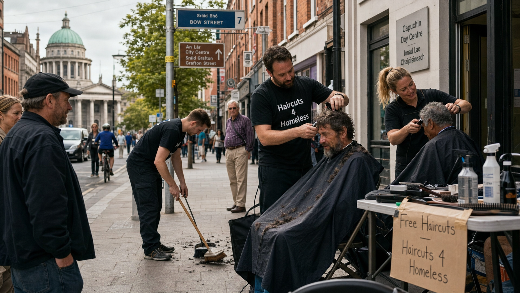 Haircuts 4 Homeless: Dublin Barbers Bring Dignity and Connection to City's Most Vulnerable