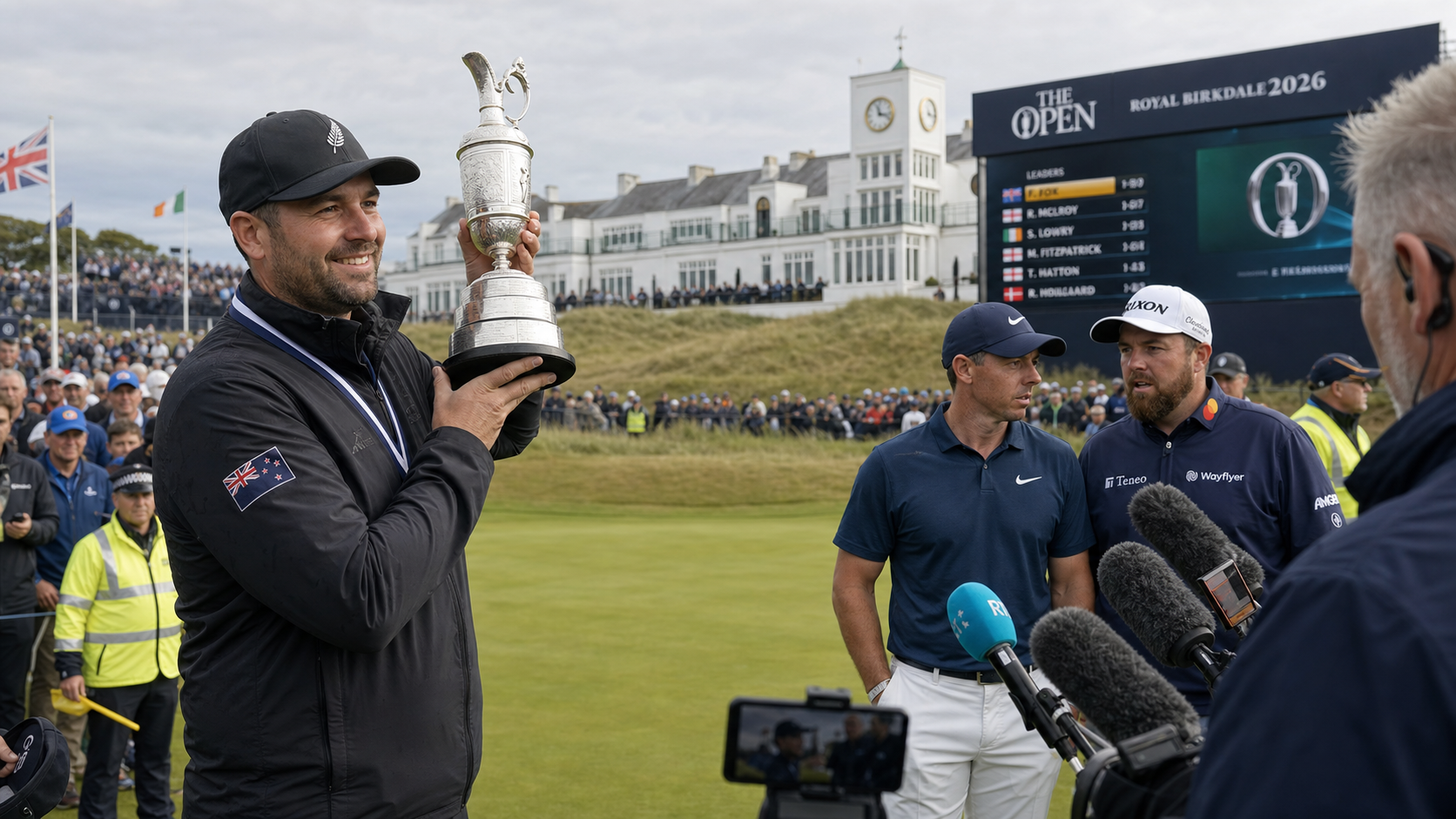 McIlroy and Lowry Speak Out After Open Championship as Ryan Fox Claims Claret Jug at Birkdale