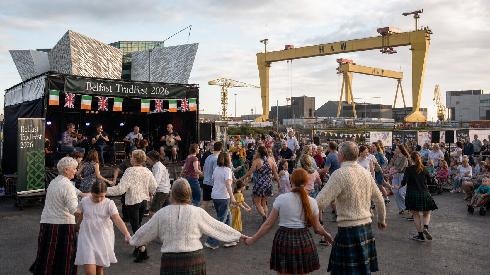 Belfast TradFest 2026 Opens This Weekend with 600 Events, 1,000 Artists, and Free Titanic Céilí