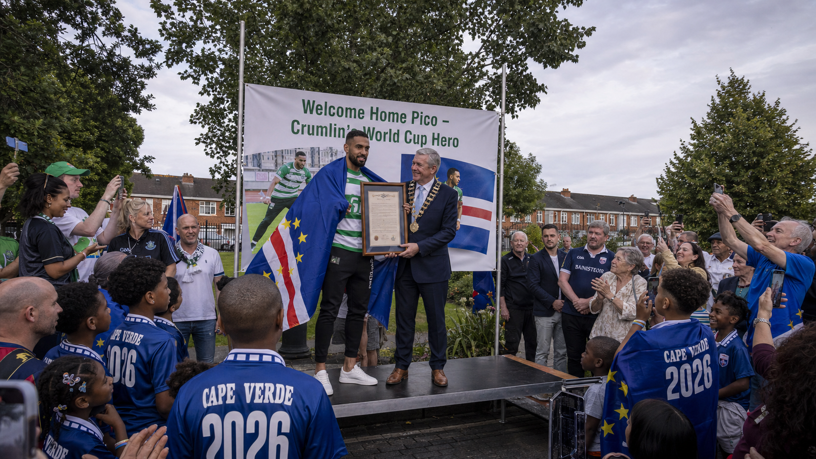 Crumlin Gives Pico Lopes a Hero's Welcome as Cape Verde's World Cup Star Returns to His Roots