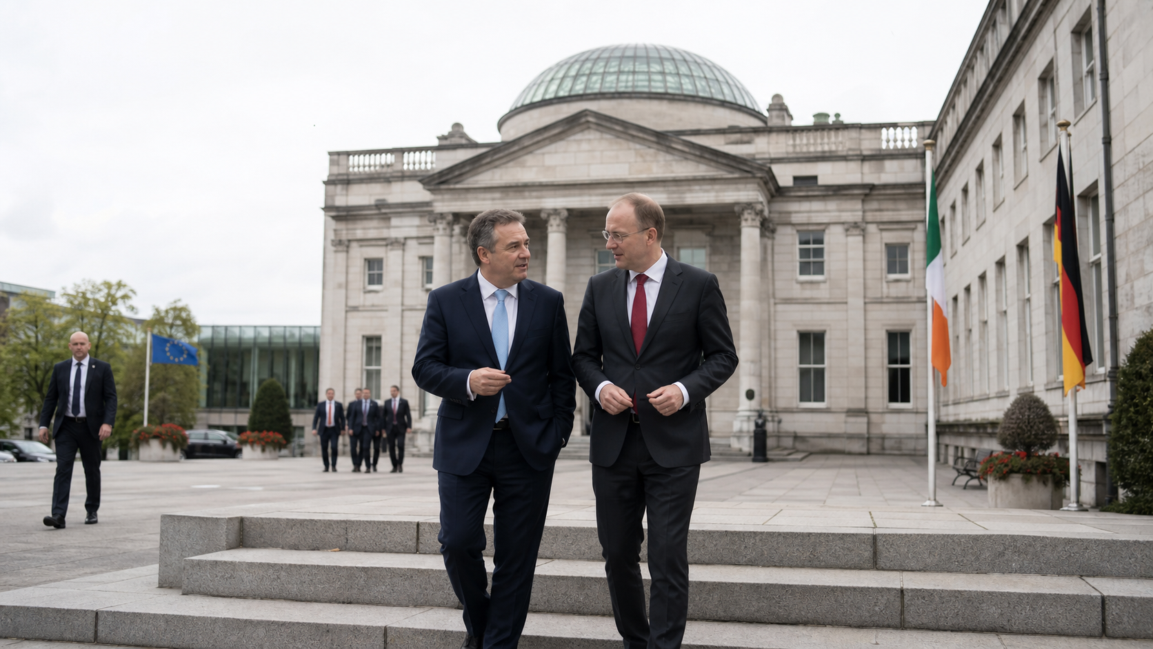 Taoiseach Martin Meets German Chancellor Merz in Dublin for EU Budget and Competitiveness Talks