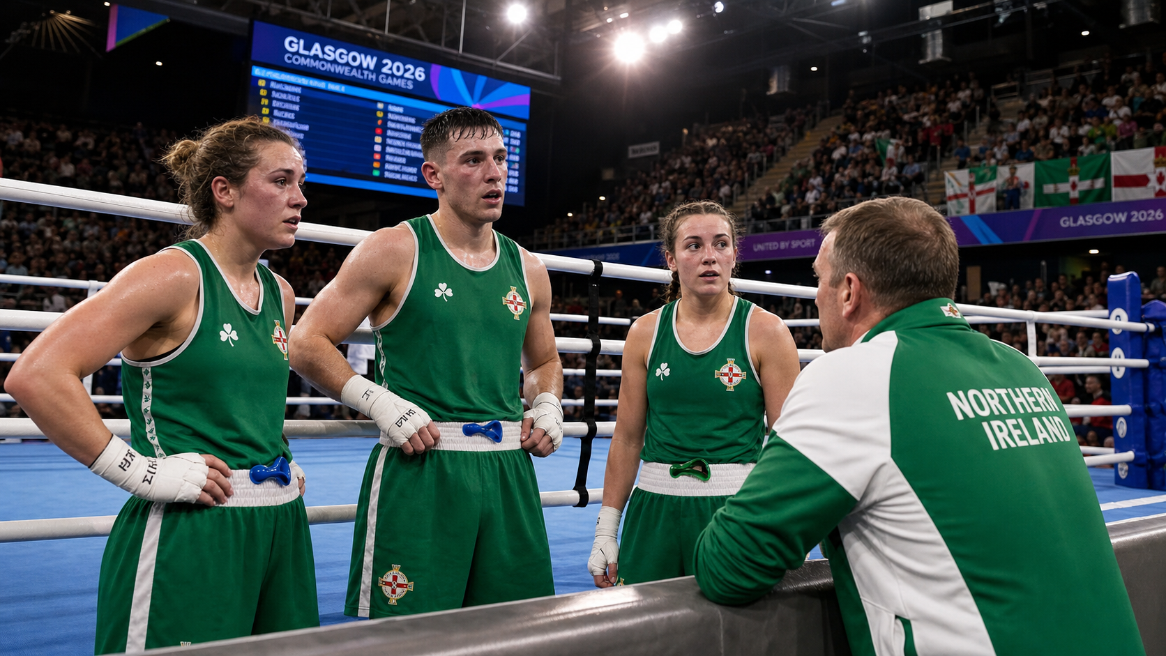 NI Boxing Team Shines at Commonwealth Games as Kaci Rock, Garyn McAllister and Nicole Clyde Chase Medals