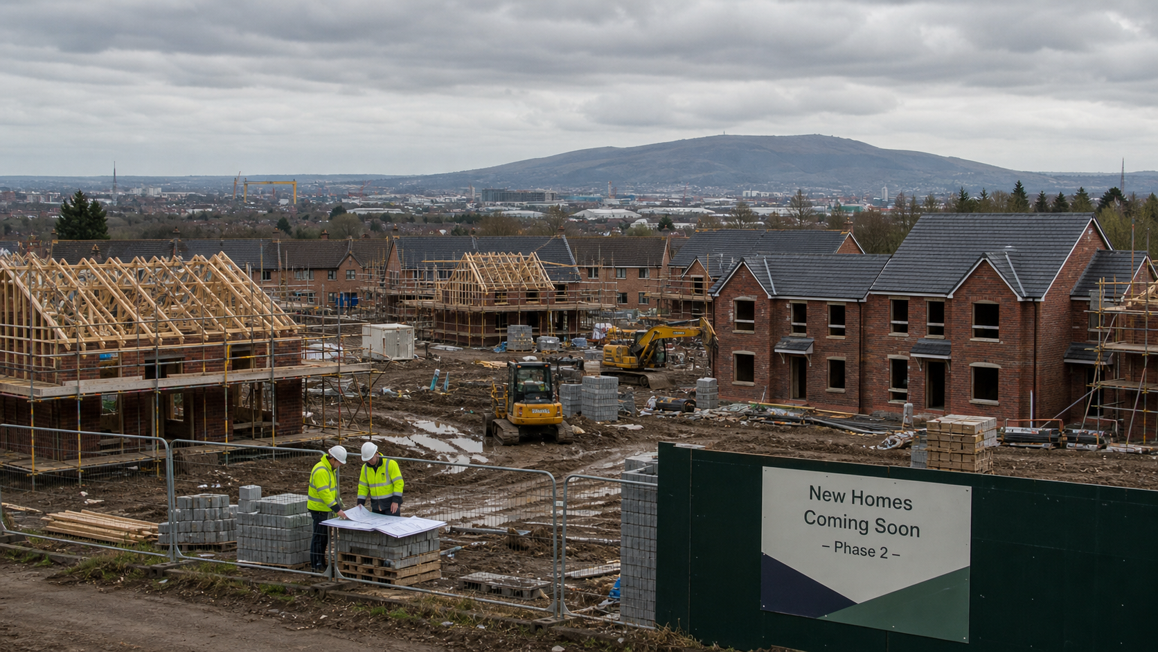 Northern Ireland New Home Registrations Fall 22% as Developers Slow Building Activity Amid Cost Pressures