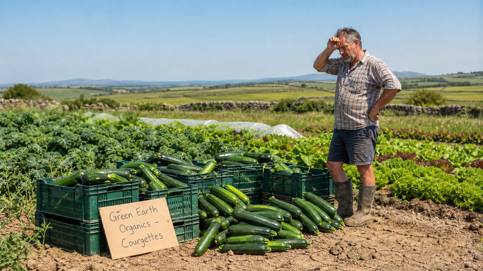Heatwave Leaves Irish Vegetable Farmers Facing 'Courgette Mountain' as Bumper Harvest Goes to Waste