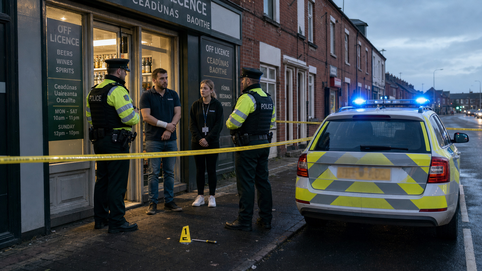 Man Charged After Carrickfergus Off-Licence Worker Stabbed with Screwdriver in Terrifying Robbery