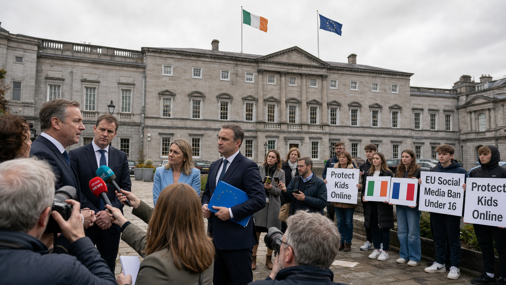 Ireland Pushes for EU-Wide Social Media Ban for Under-16s During Presidency