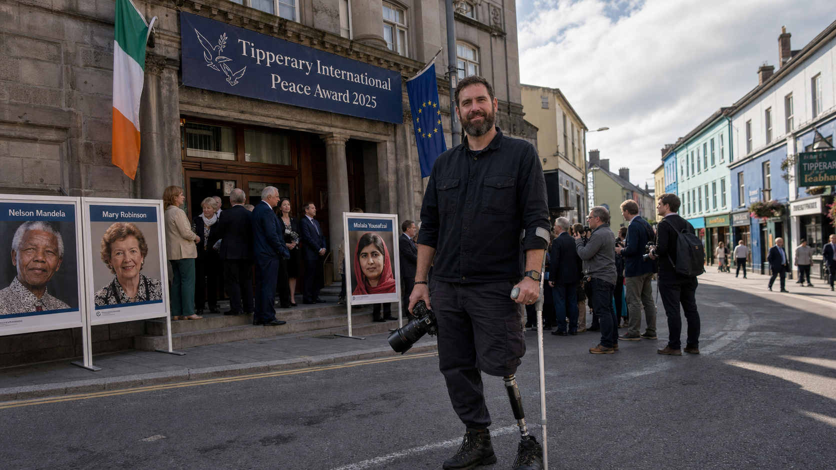Giles Duley to Receive Tipperary Peace Award in September, Joining Mandela and Malala on Honours List
