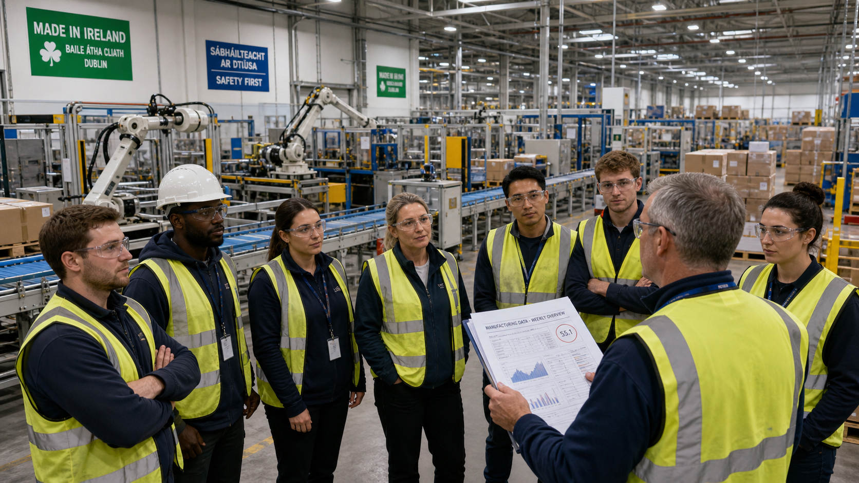Irish Manufacturing Employment Hits Four-Year High as PMI Reaches 55.1 Despite Global Headwinds