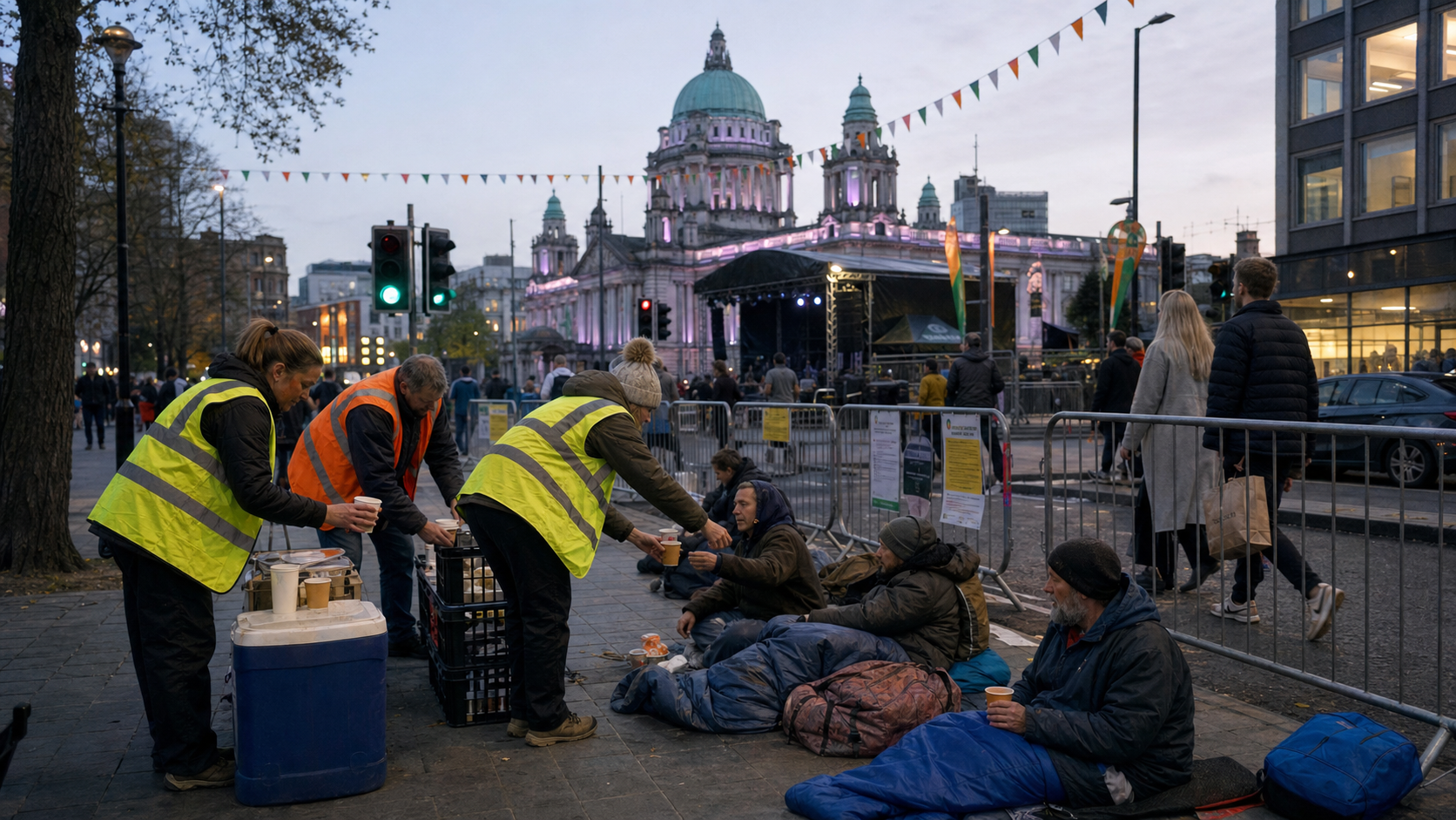 Belfast Homeless Services Forced to Relocate During Fleadh as Council Faces Criticism Over Lack of Planning