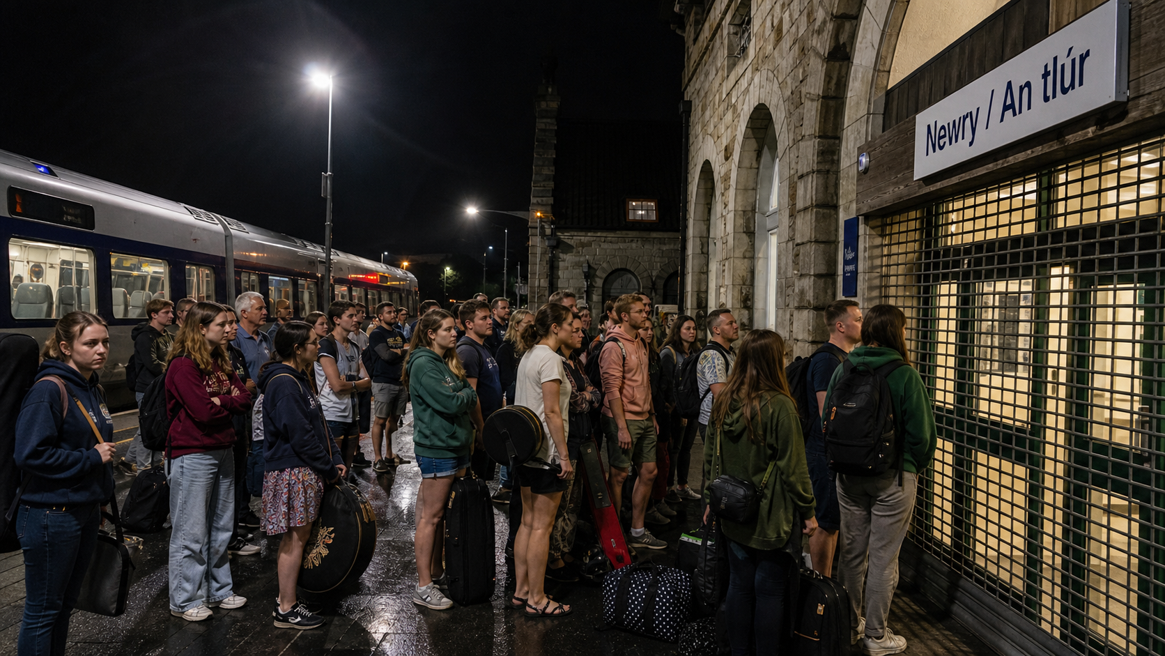 Translink Apologises After Fleadh Revellers Stranded at Locked Newry Station for 45 Minutes
