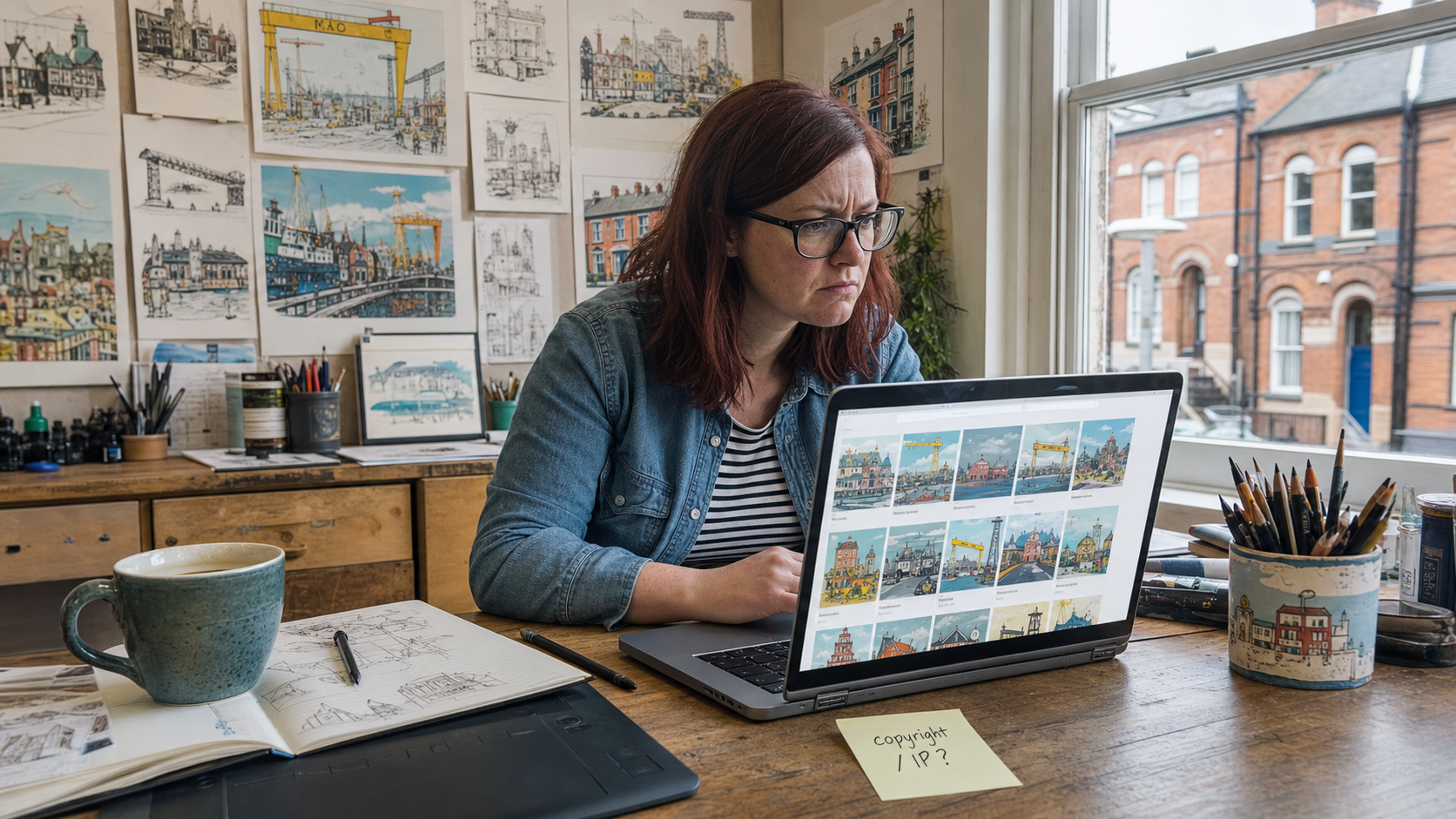 Belfast Artist Kerrie McNeill Speaks Out Against Online Copycats Stealing and Selling Her Work