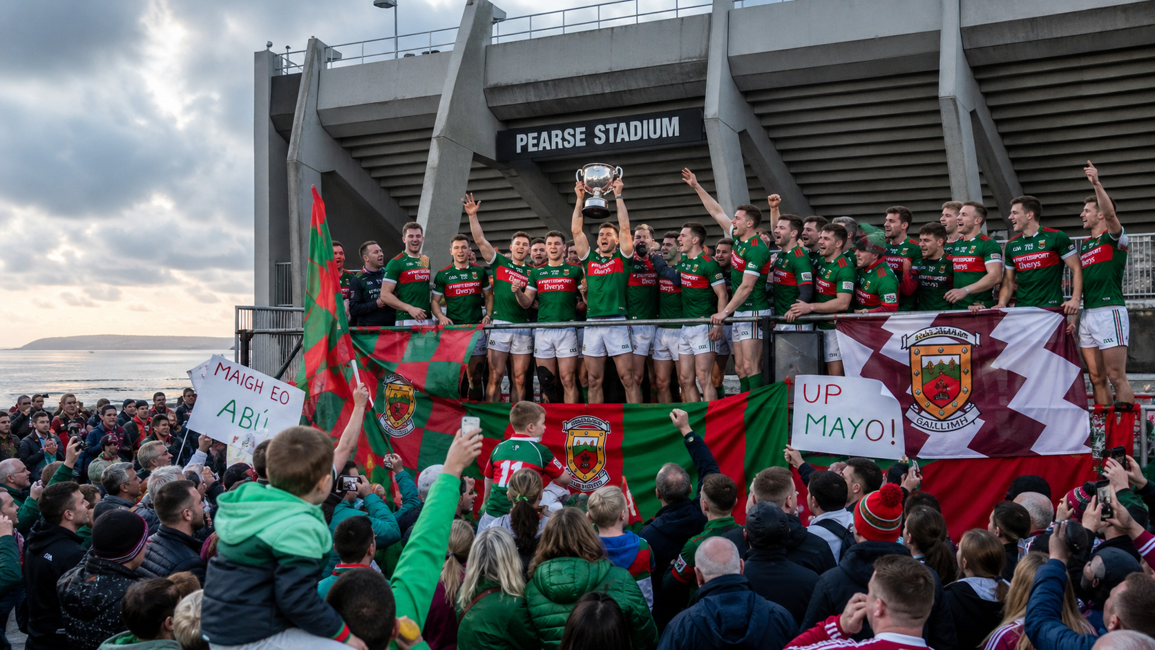 Mayo All-Ireland Champions Bring Sam Maguire to Galway as County Celebrations Continue
