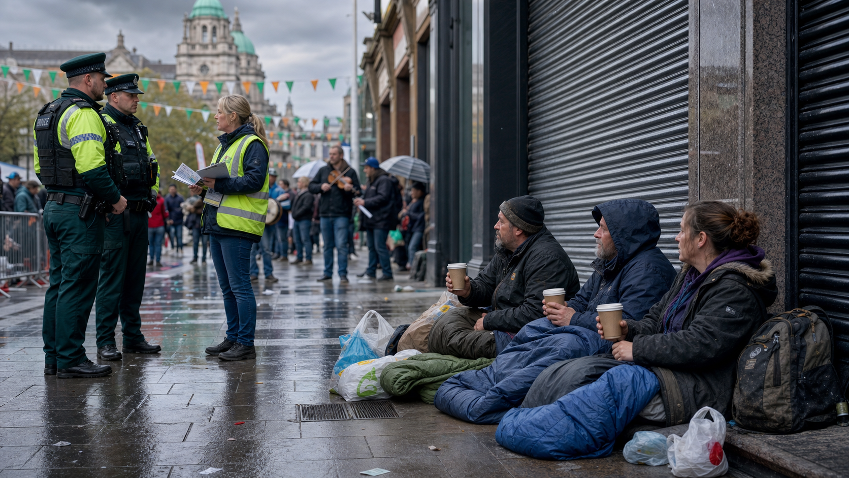 Belfast's Homeless Pushed to City Margins During Fleadh as Charities Raise Alarm
