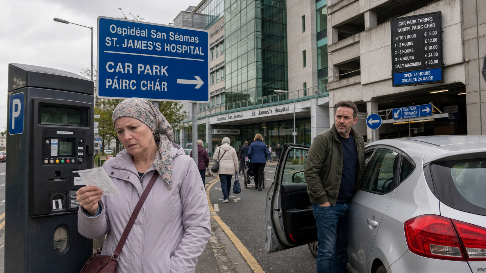 Hospital Parking Fees Double in Four Years as Cancer Patients Pay Up to €300 a Month