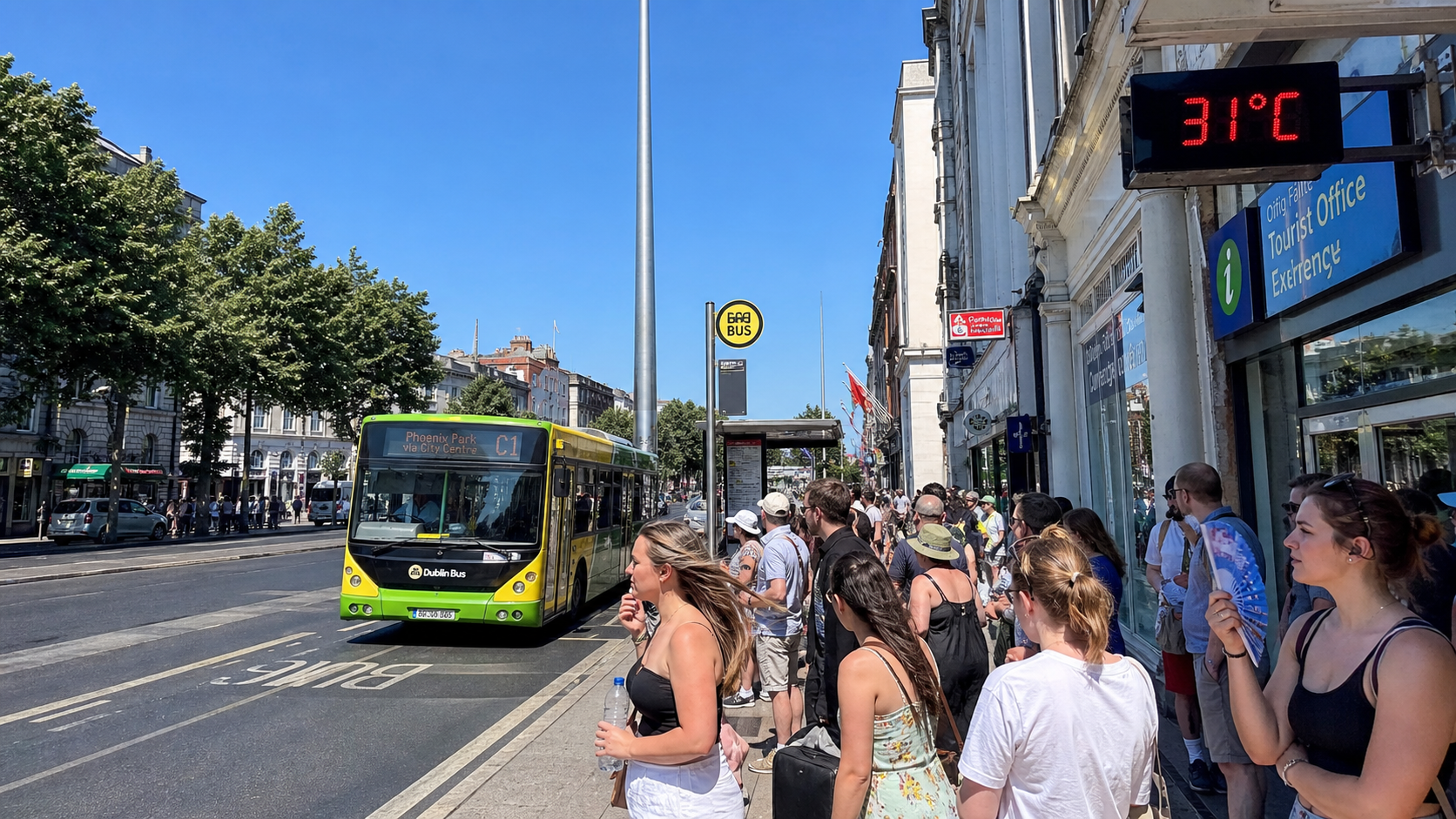 Met Éireann Issues 48-Hour High-Temperature Warning for 13 Counties as Heatwave Grips Leinster
