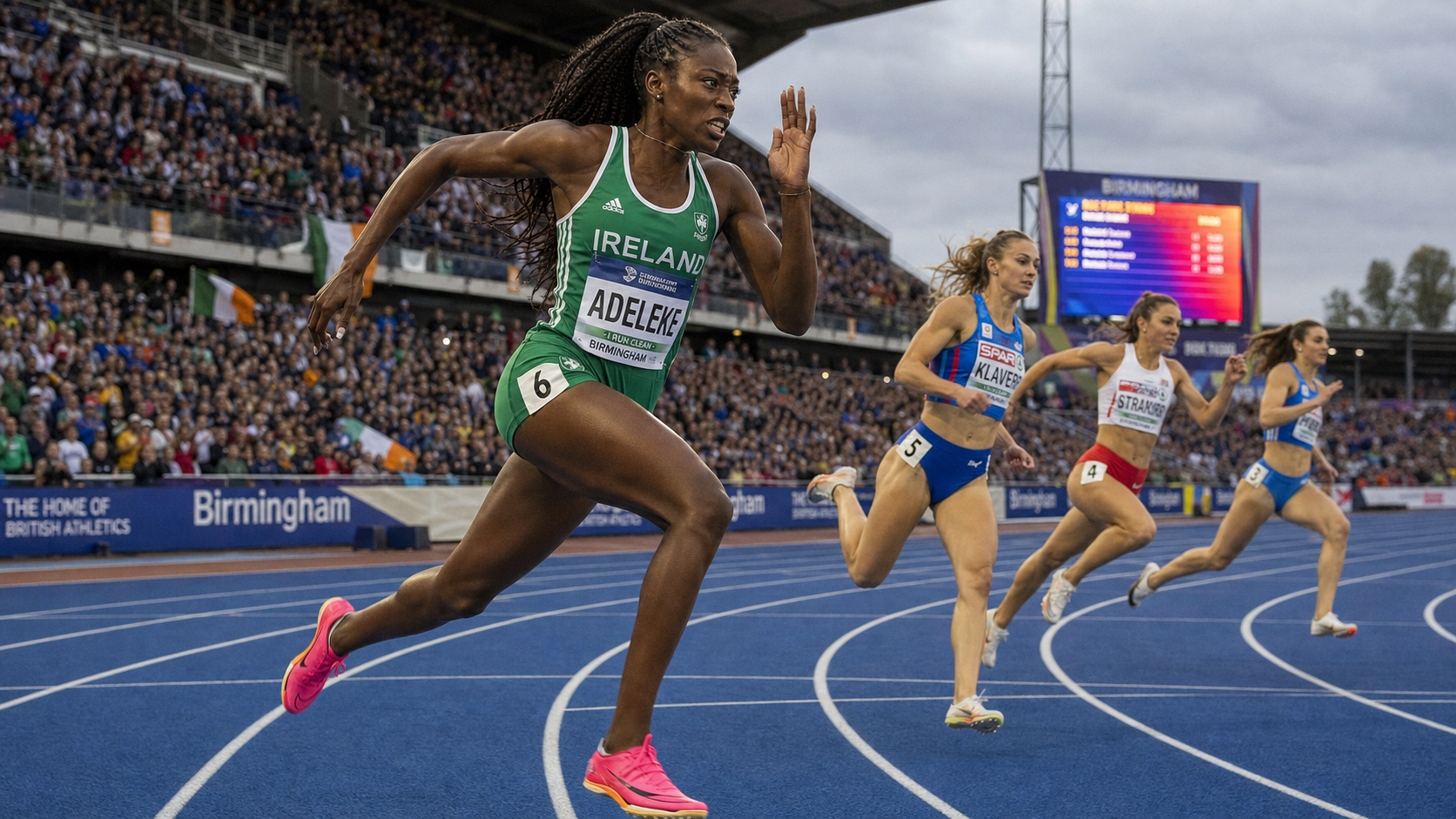 Rhasidat Adeleke Targets European 200m Glory in Birmingham as Irish Sprint Star Chases Redemption