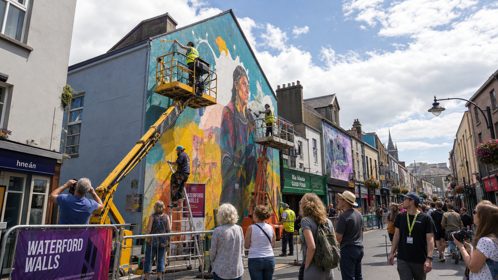 Waterford Walls Festival Transforms City into Open-Air Gallery as 70 Artists Create New Murals