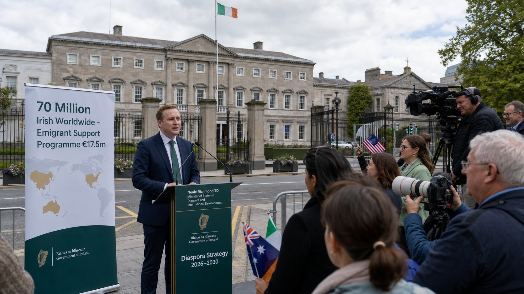 Ireland's New Diaspora Strategy Targets 70 Million People of Irish Heritage as Australia Overtakes US as Top Destination