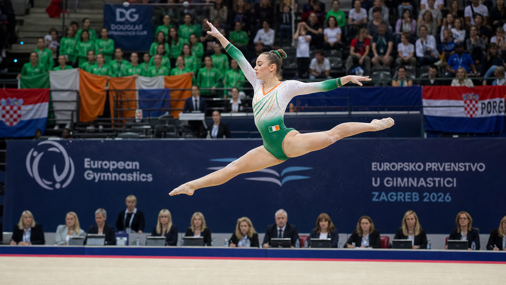 Cork Teenager Mimi Moloney Makes Senior European Gymnastics Debut in Zagreb at Just 16