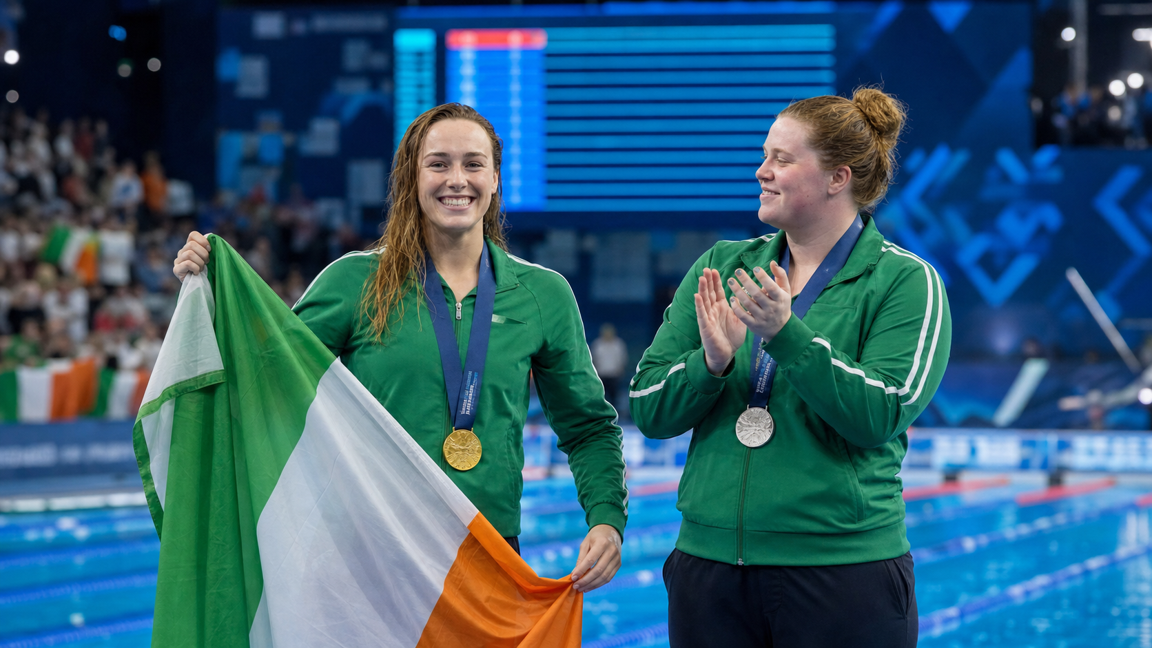 Ellen Walshe Claims European Gold and Mona McSharry Takes Silver in Historic Night for Irish Swimming in Paris
