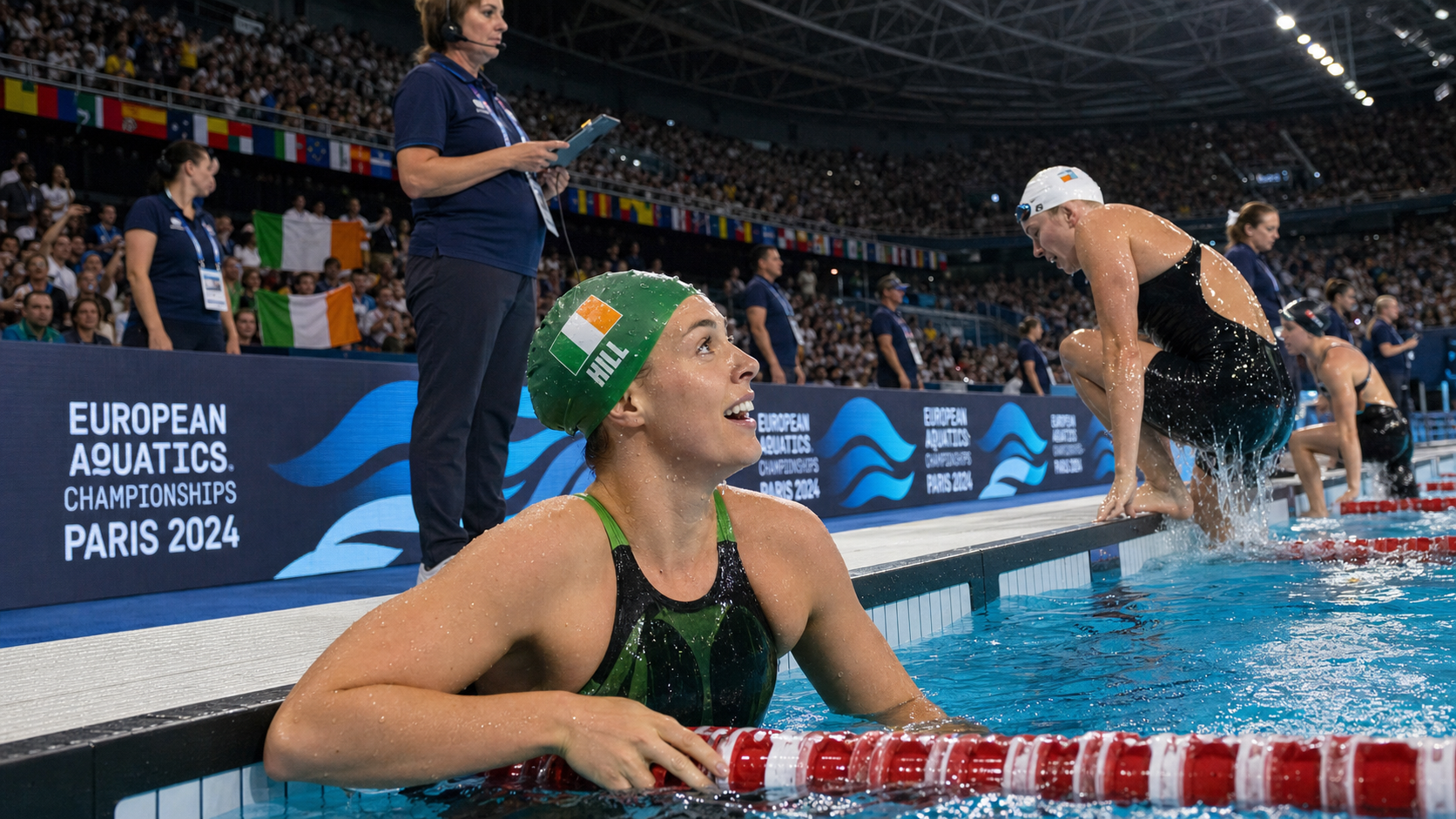 Danielle Hill Reaches 50m Backstroke Final at European Aquatics Championships in Paris