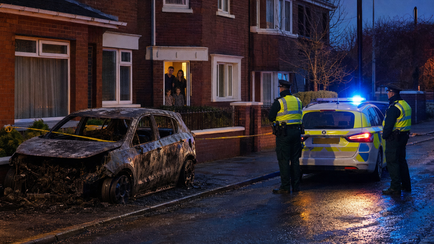 Race-Motivated Arson Attack Targets Family with Two Young Children in Newtownabbey