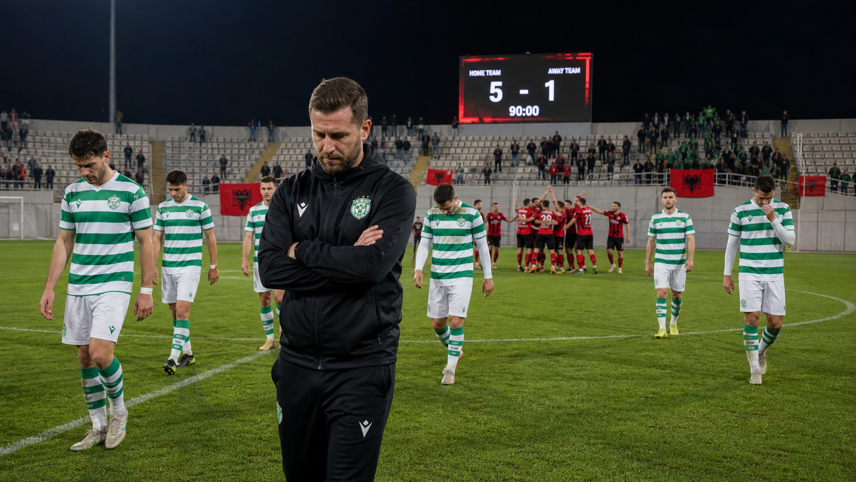 Shamrock Rovers Crash Out of Europa League After Stunning Collapse in Albania