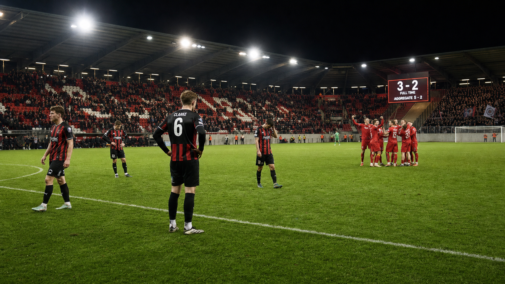 Bohemians Exit Europe After 5-2 Aggregate Defeat to Midtjylland in Denmark