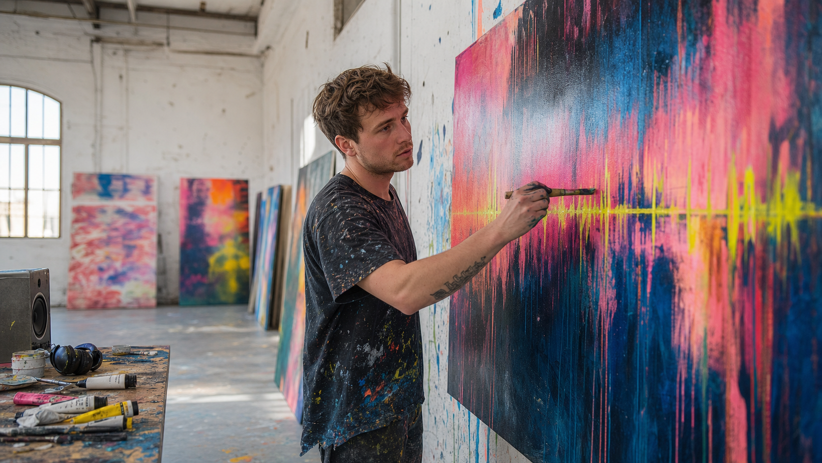 Jack Coulter: Belfast Artist Whose Synesthesia Turns Music into Masterpieces Gains Global Recognition