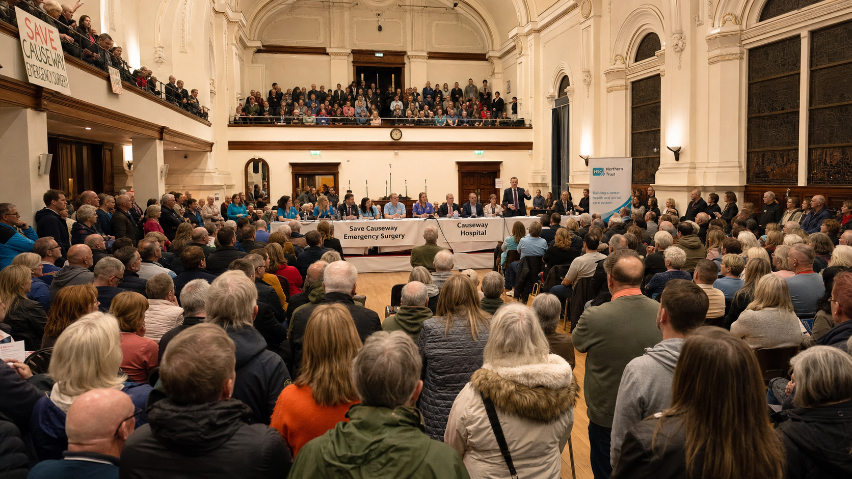 Causeway Hospital Emergency Surgery Campaign Draws Packed Public Meeting in Coleraine