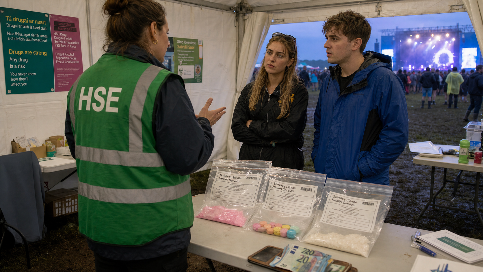 HSE Warns of Pink Cocaine, Triple-Strength MDMA and New Ketamine Strain Ahead of Festival Season