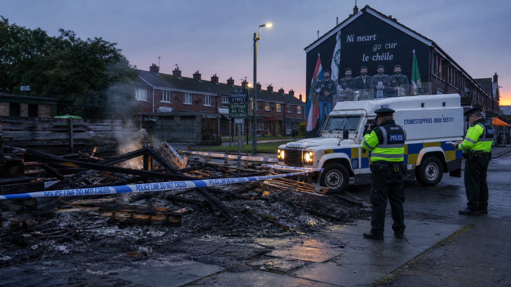 PSNI Treats Burning of Michelle O'Neill Effigies on Derry Bonfires as Sectarian Hate Crimes