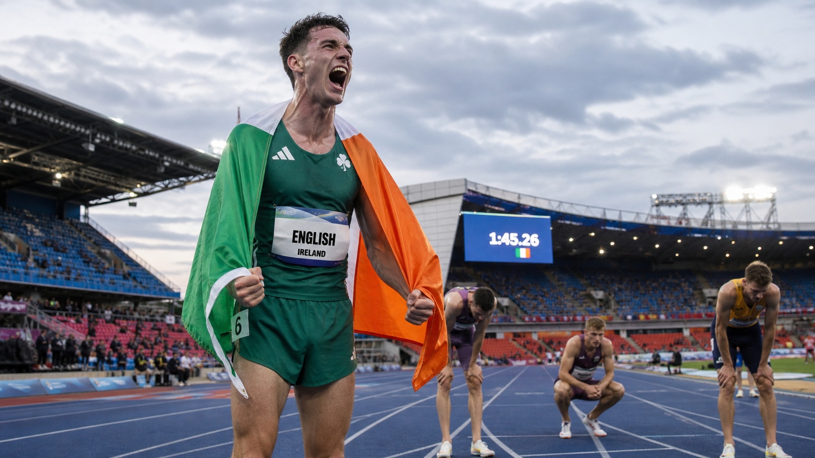 Mark English Makes History with Gold in 800m at European Athletics Championships in Birmingham
