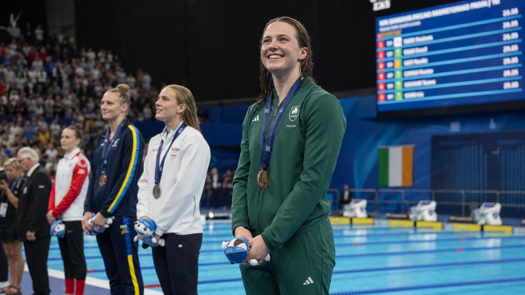 Mona McSharry Caps Brilliant European Championships Week with 50m Breaststroke Bronze and National Record