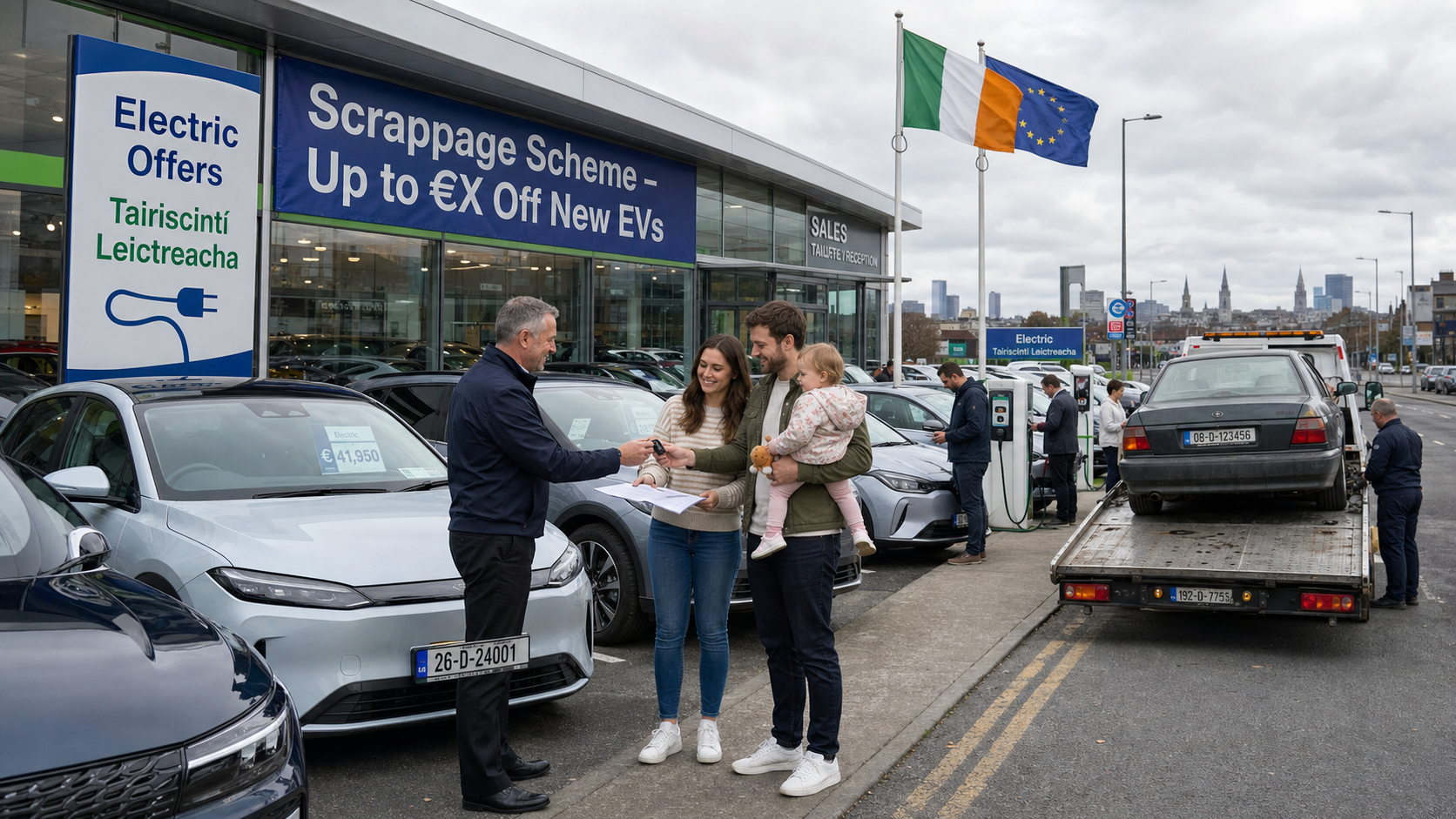 Record EV Sales Drive Irish Car Market Transformation as Scrappage Scheme Accelerates Uptake