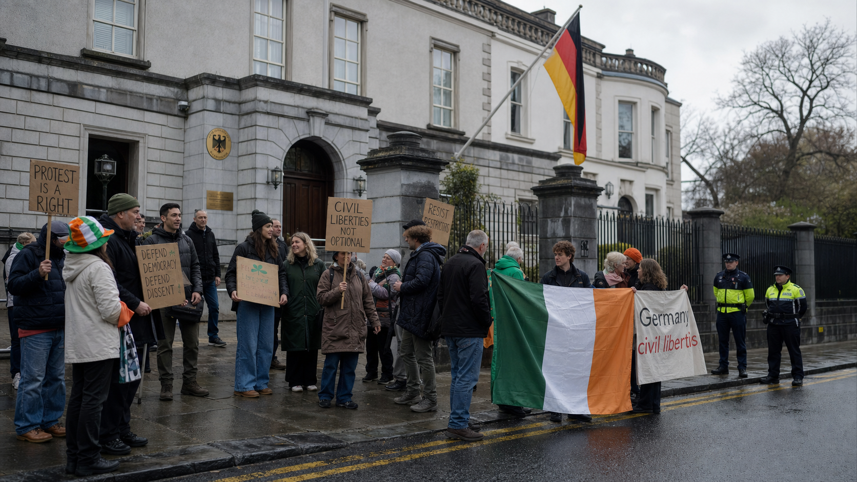 Irish Activist Jailed in Germany Prompts Calls for Dublin to Pressure Berlin Over Protest Rights
