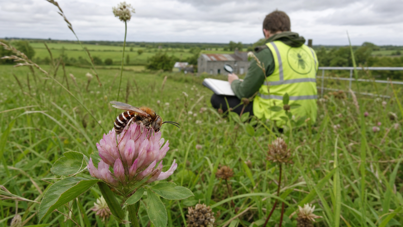 Critically Endangered Silver-Sided Nomad Bee Rediscovered in County Offaly After 26-Year Absence