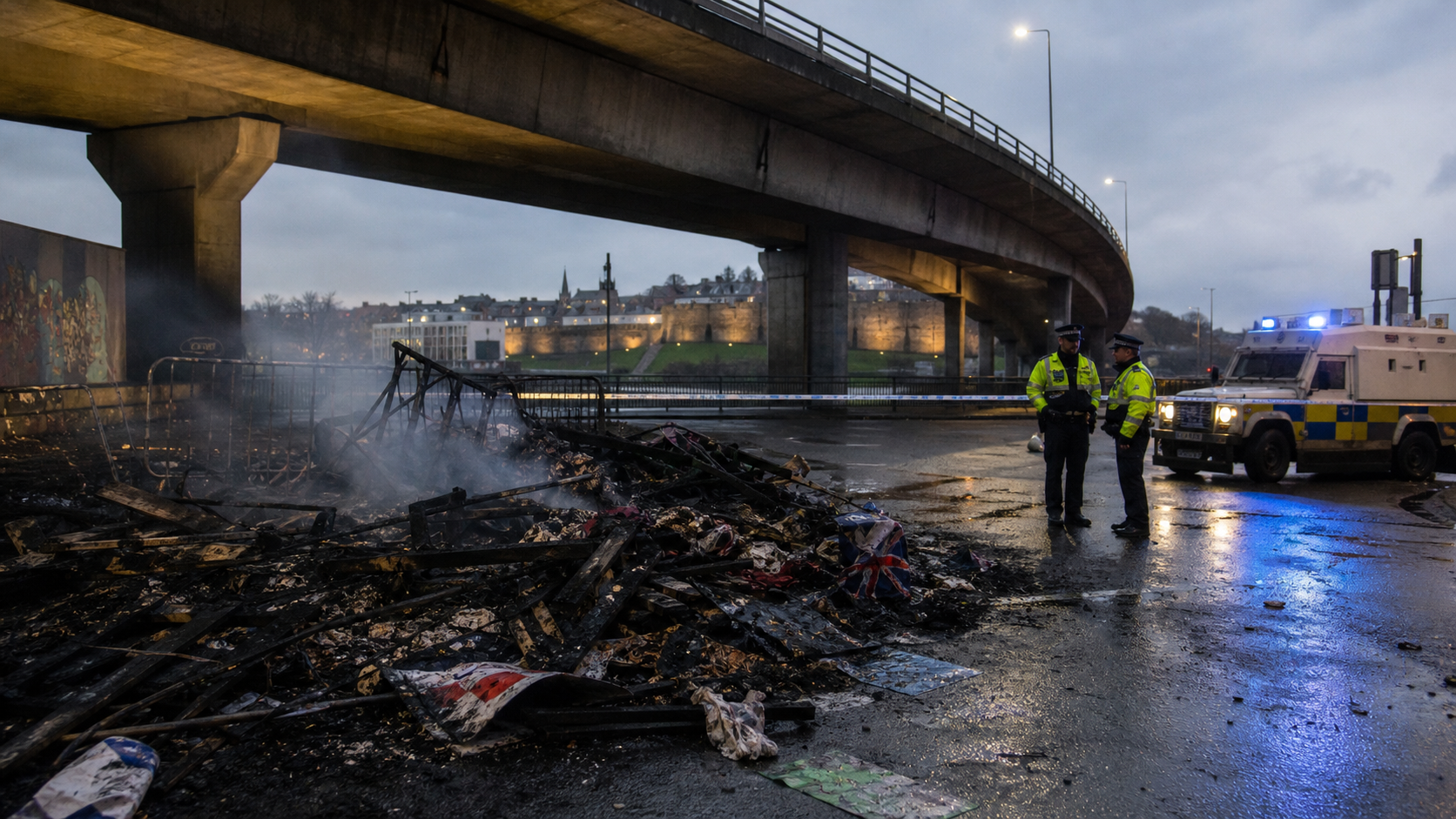 Derry Bonfires Treated as Sectarian Hate Crimes as PSNI Condemns 'Disgraceful' Lecky Road Flyover Blaze