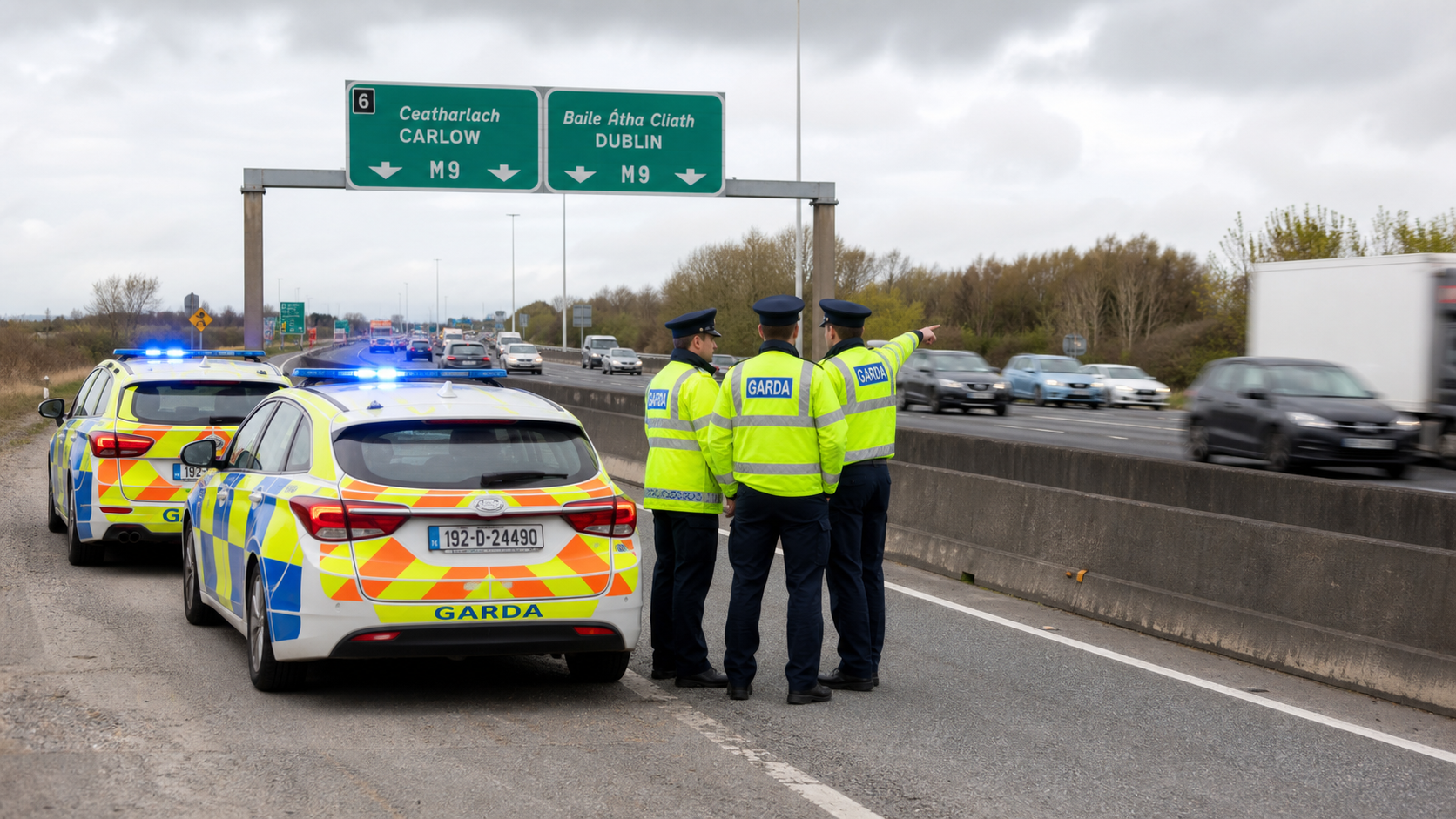 Gardaí to Receive Pursuit Training for First Time as Government Drafts New Wrong-Way Driving Law After M9 Tragedy