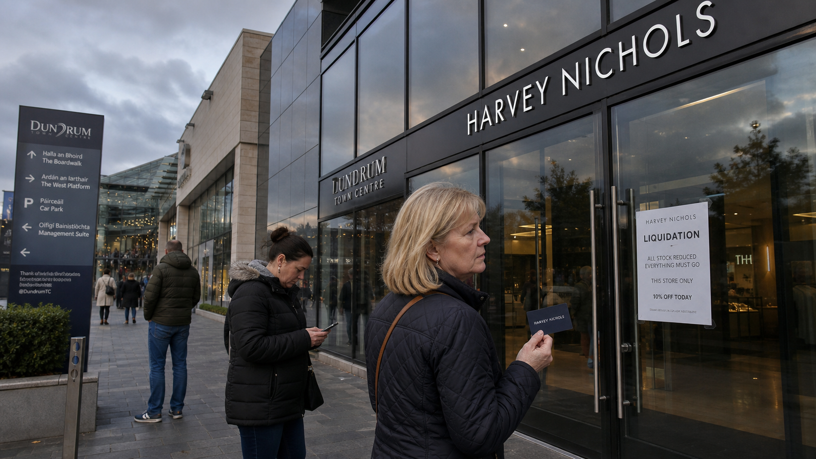 Harvey Nichols Dundrum Enters Liquidation with €28 Million in Net Liabilities as Gift Cards Left in Limbo