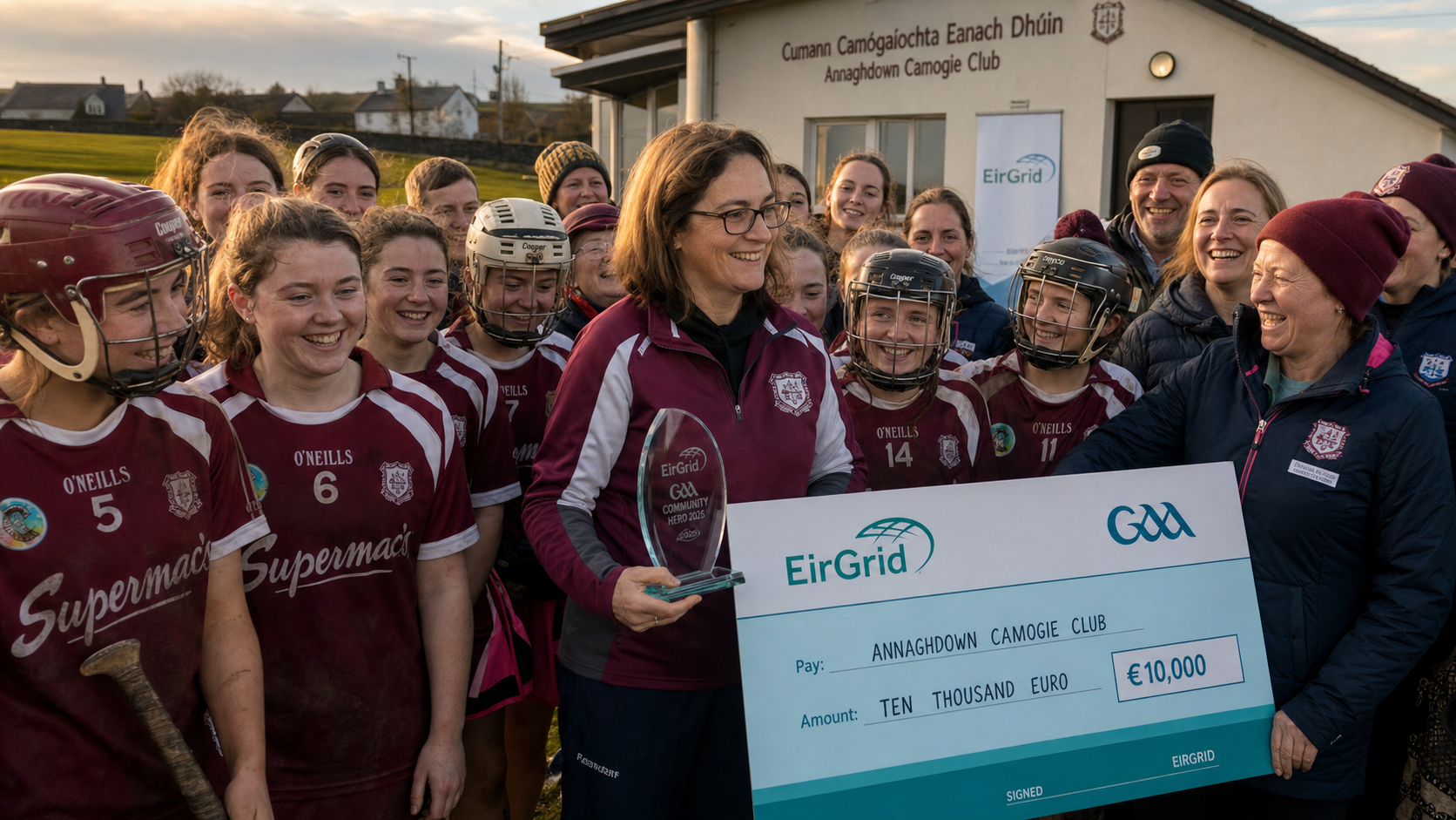 Galway Volunteer Marie Turkington Named EirGrid GAA Community Hero of the Year for Decade of Service to Annaghdown Camogie