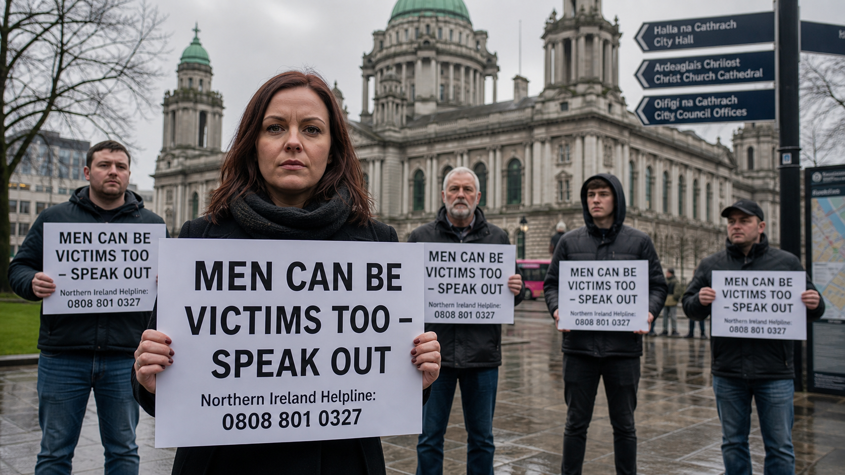 Daughter of Man Killed by Partner Launches Campaign to Encourage Men to Seek Help for Domestic Abuse