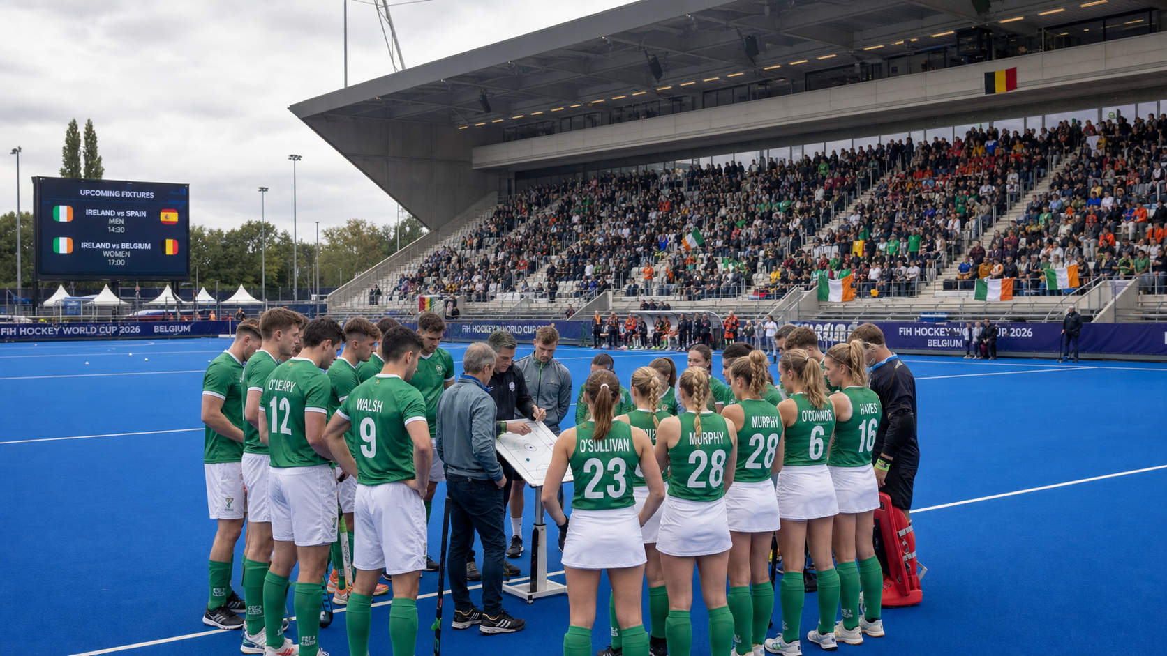 Ireland Men and Women Both Face Decisive Hockey World Cup Pool Matches in Belgium