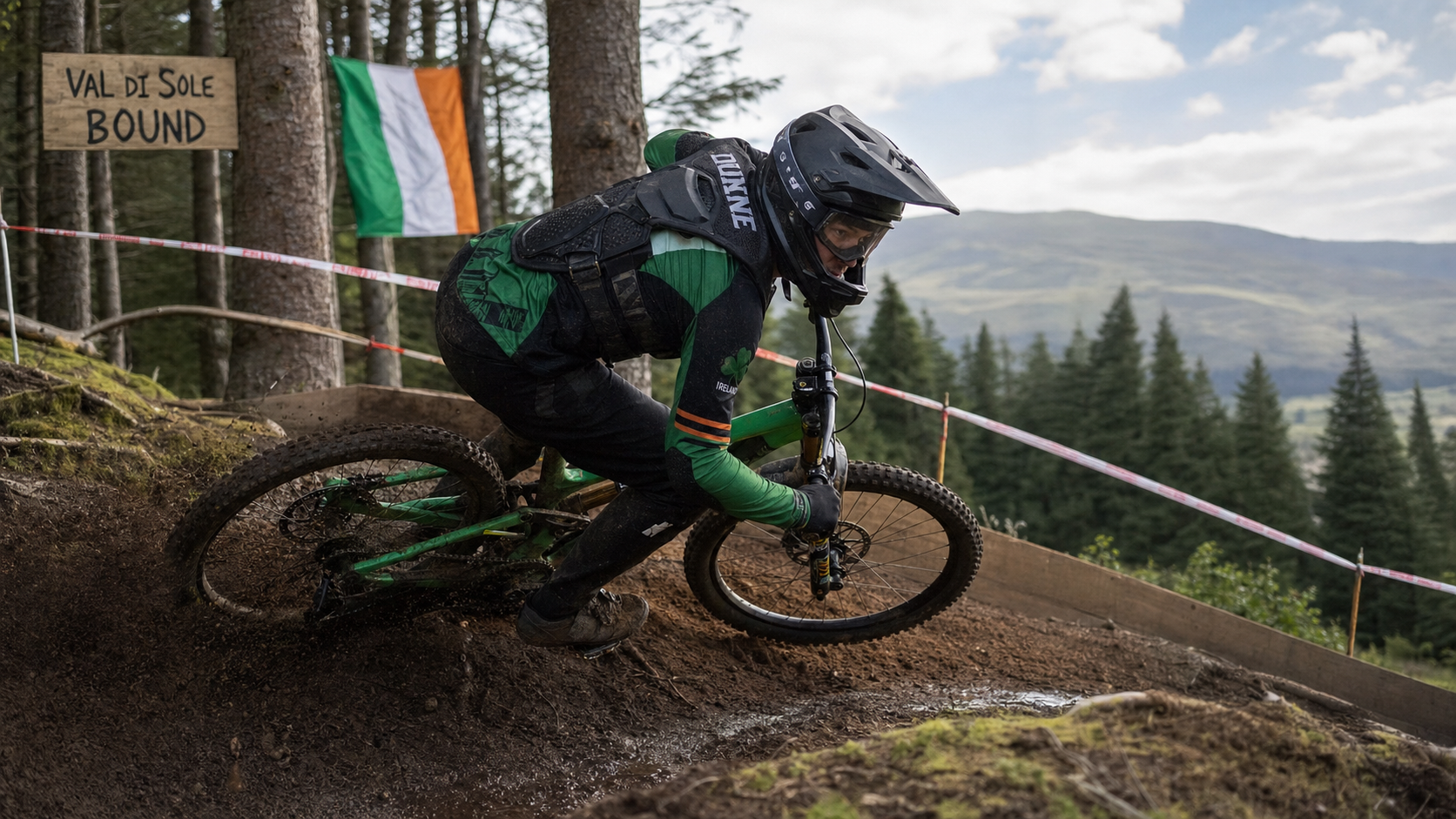 Ronan Dunne Returns to Training on Home-Built Wicklow Track Ahead of Mountain Bike World Championships