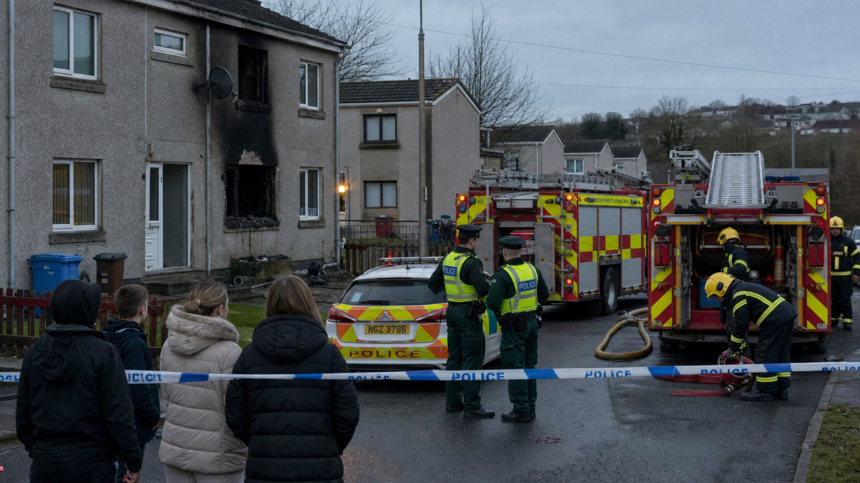 Man in His Sixties Dies in Derry House Fire as NIFRS Deploys Five Appliances to Galliagh Blaze