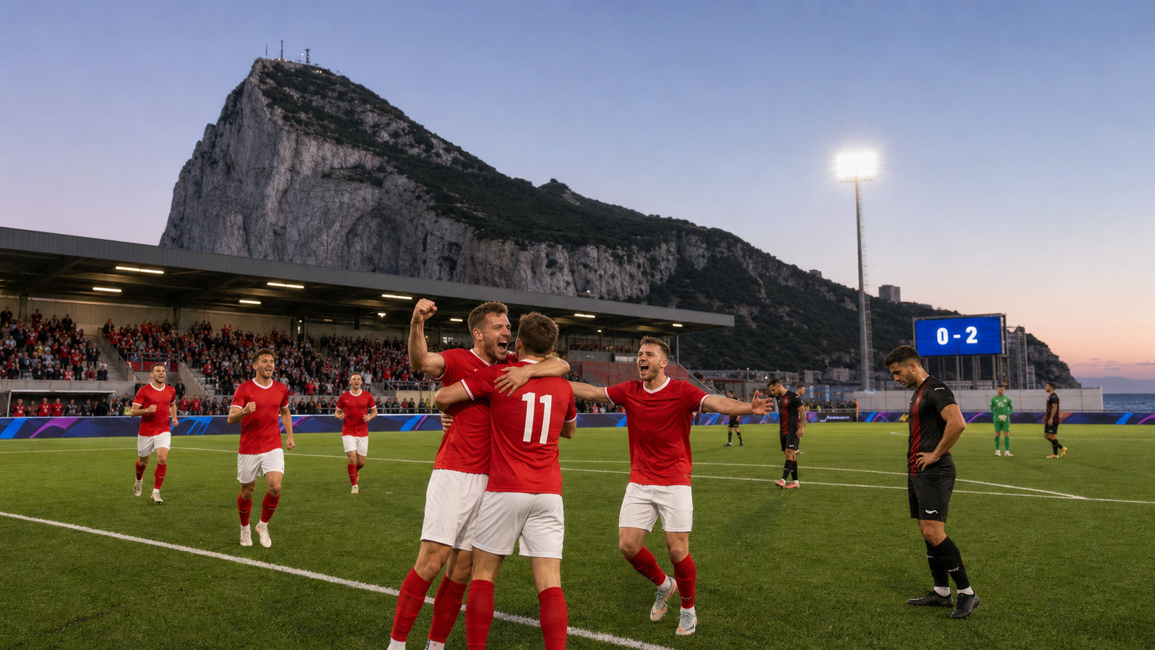 Larne Beat Lincoln Red Imps 2-0 in Gibraltar to Advance in UEFA Conference League Play-Off