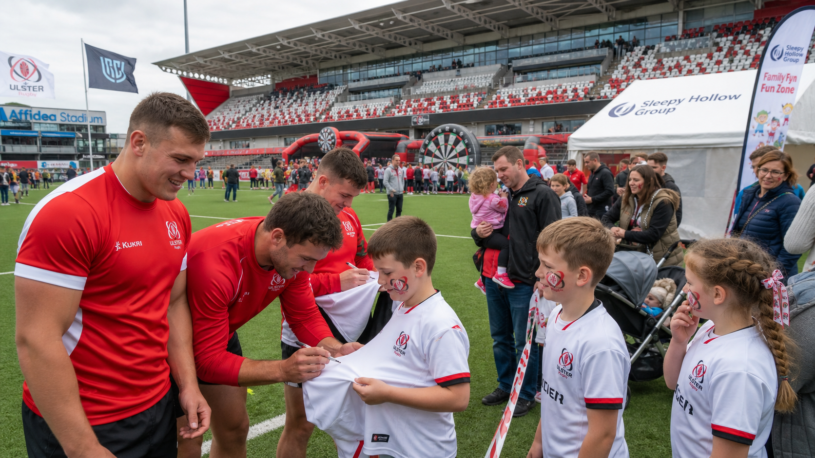 Ulster Rugby Open Season with Family Fun Day at Affidea Stadium as Squad Prepares for Edinburgh Opener